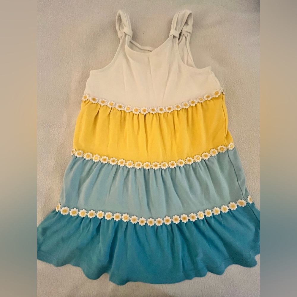 Gymboree Pop of Daisies Daisy Chain Tiered Sundress